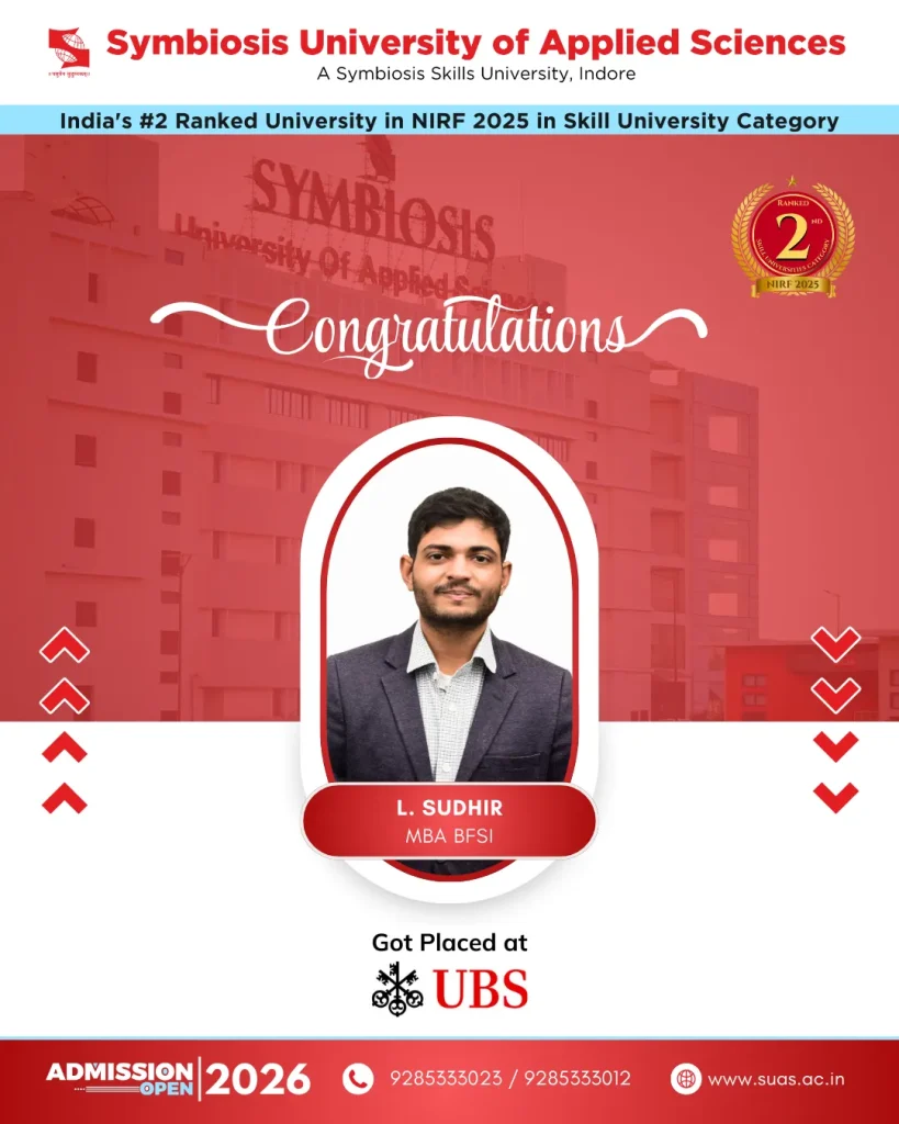 UBS placement L Sudhir