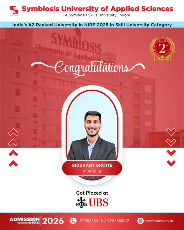 UBS placement Siddhant Bhoite